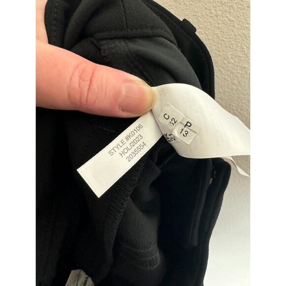 J. Crew Petite Ruby Crop Pants Size 00P Black Straight Leg Low Rise Career New - Picture 11 of 11